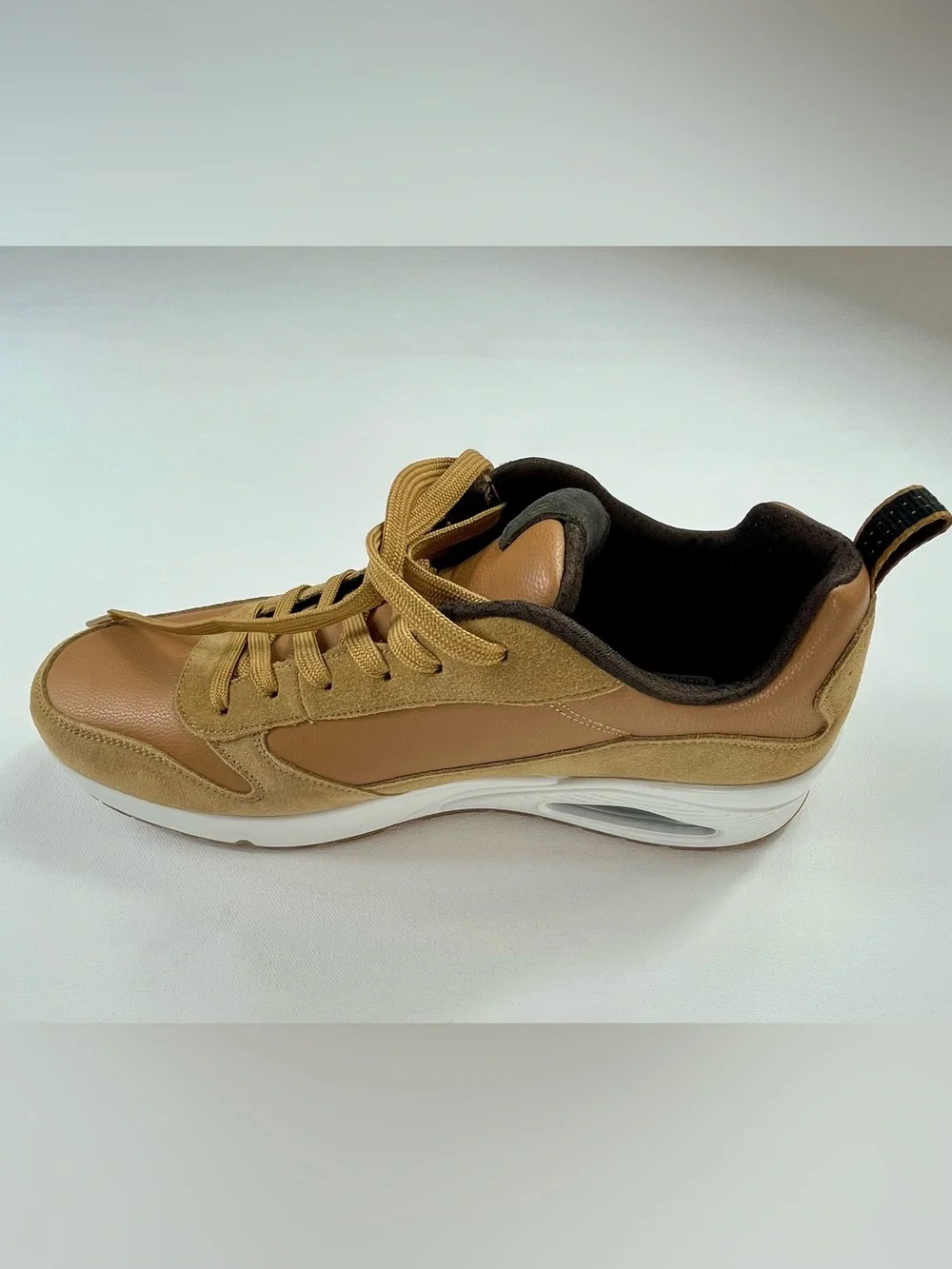 Men's Skechers Street Uno Stacre Casual Shoes, 52468 /WSK Size 11.5 Whiskey